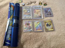 Pokemon Graded Card BGS 9.5 Alakazam, Pins, Playmats, Alt Art Drowzee And More - Image 2