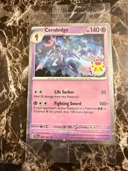 Pokemon Ceruledge Pokemon Day 2024 Promo 040/091 Cosmos Holo Stage 1 140HP EN - Image 1