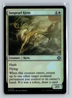 Sunpearl Kirin (Foil) - TDM #29 Uncommon - NM / Mint Tarkir Single - Image 2