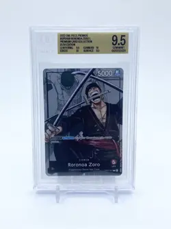 2023 ONE PIECE PREMIUM CARD COLLECTION 25TH EDITION #001 RORONOA ZORO BGS 9.5 - Image 1