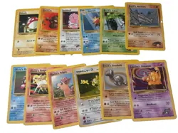 40 Card Pokemon TCG Lot Vintage 1st Editions, Gym, Japanese, French LP-HP - Image 4