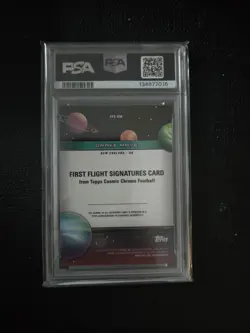 2024 Topps Chrome Cosmic DRAKE MAYE Black Refractor Auto RC /25 PSA 9/10 - Image 2