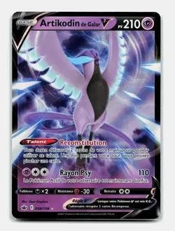 Carte Pokemon Artikodin De Galar V 058/198 EB6 Regne De Glace Epee et Bouclier - Image 1