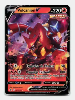 Carte Pokemon Volcanion V 025/198 EB6 Regne De Glace Epee et Bouclier FR - Image 1