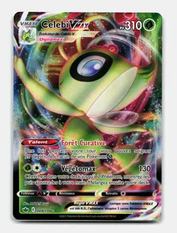 Carte Pokemon Celebi VMAX 008/198 EB6 Regne De Glace Epee et Bouclier FR - Image 1