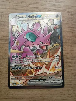 Pokemon TCG Team Rockets Nidoking EX 233/182 Destined Rivals Near Mint Condition - Image 1
