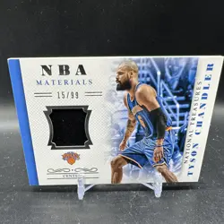 TYSON CHANDLER Game Used /99 2013-14 Panini National Treasures #9 NY Knicks - Image 1