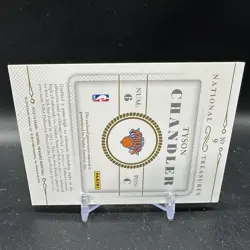TYSON CHANDLER Game Used /99 2013-14 Panini National Treasures #9 NY Knicks - Image 2