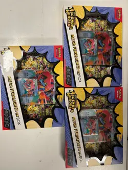 6x Pokemon TCG Mega Evolution—Ascended Heroes Mega Feraligatr ex Box Unopened - Image 2