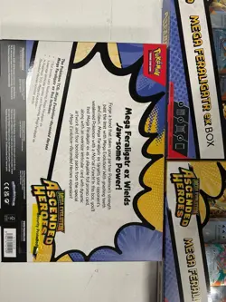 6x Pokemon TCG Mega Evolution—Ascended Heroes Mega Feraligatr ex Box Unopened - Image 3