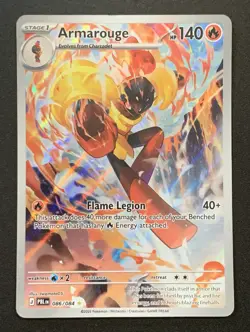 Armarouge 086/084 - Illustration Rare - Pitch Black - Pokemon TCG - Minor Defect - Image 1