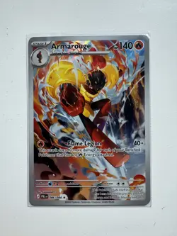 Pokemon TCG Pitch Black Armarouge 086/084 Illustration Rare - NM, Pack Fresh - Image 3