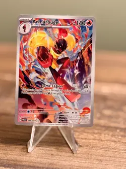 Pokemon Pitch Black Armarouge 086/084 TCG Illustration Rare Near Mint EN - Image 1