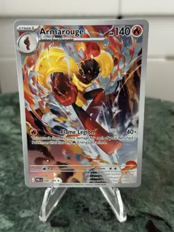 Pokemon TCG Pitch Black Armarouge Illustration Rare 086/084 - Image 1