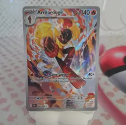 Pokemon TCG - Armarouge 086/084 - Pitch Black - Illustration Rare Card - Image 1