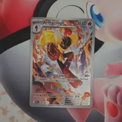 Pokemon TCG - Armarouge 086/084 - Pitch Black - Illustration Rare Card - Image 3