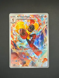 086/084 Armarouge Illustration Rare - Pokemon TCG: Pitch Black - Near Mint/Mint - Image 1
