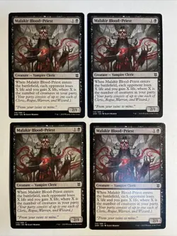 4x Mtg Zendikar Rising Malakir Blood-Priest NM/M Magic The Gathering - Image 1