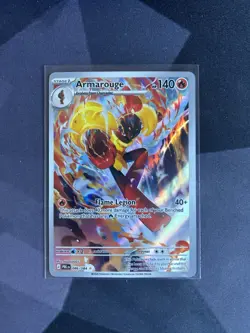 Pokemon TCG Armarouge 086/084 Illustration Rare Pitch Black NM - Image 1