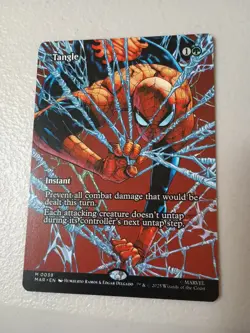 Magic Tangle 0038 Regular Borderless Marvels Spider-Man MTG - Image 1