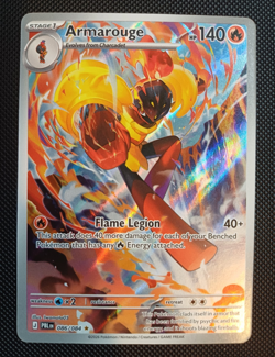 Pokemon TCG Armarouge 086/084 Pitch Black PBL Illustration Rare IR - Image 1