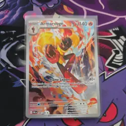 Pokemon TCG Armarouge 086/084 Illustration Rare Pitch Black Near Mint - Image 1