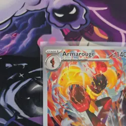 Pokemon TCG Armarouge 086/084 Illustration Rare Pitch Black Near Mint - Image 2