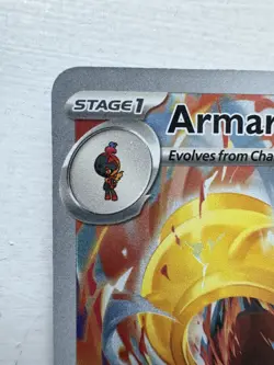 Pokemon TCG Armarouge 086/084 Illustration Rare IR Pitch Black Near Mint - Image 2