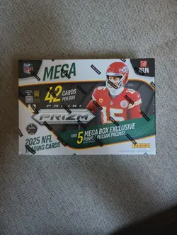 Lot Of 2 - 2025 Prizm NFL Football Mega Pink Prizm 42 Cards Box Factory Sealed - Image 2