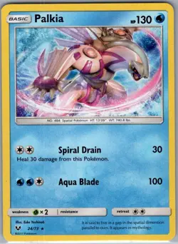 Palkia 24/73 Holo Shining Legends - Pokemon Card - NM - Image 1