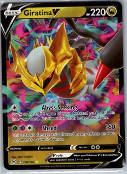 Giratina V 130/196 SWSH11: Lost Origin - Pokemon Card - NM - Image 1