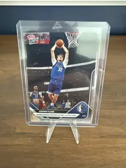 Topps Now Cooper Flagg RC 25 Points 10 Assists - 2025-26 #207 Dallas Mavericks - Image 1