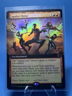 🔥MISPRINT CRIMP🔥Spider-Verse (Extended Art)- Marvel's Spider-Man- (Foil) - Image 1