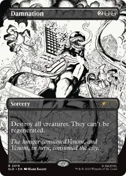 Foil VENOM UNLEASHED (Inks) Marvel's Spider-Man Secret Lair Drop SLD MTG PRESALE - Image 2
