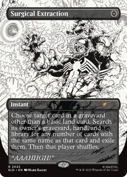 Foil VENOM UNLEASHED (Inks) Marvel's Spider-Man Secret Lair Drop SLD MTG PRESALE - Image 5