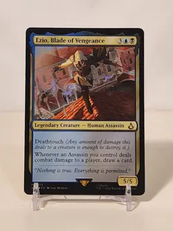 Ezio, Blade of Vengeance Foil - UB Assassin's Creed - 275 - NM To LP MTG - Image 1