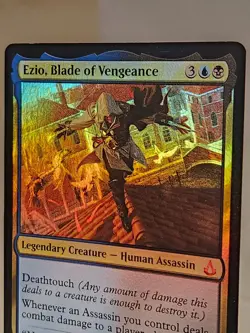Ezio, Blade of Vengeance Foil - UB Assassin's Creed - 275 - NM To LP MTG - Image 2