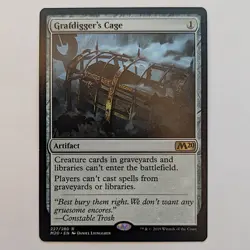 Grafdigger's Cage, 2020 Core Set (M20) #227 NM MTG - Image 1