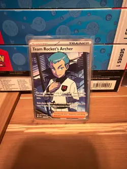 Pokemon TCG Team Rocket's Archer - 223/182 Holo SV10: Destined Rivals Ultra - Image 1