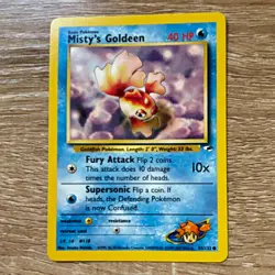 Pokemon TCG Misty's Goldeen 085/132 Gym Heroes Regular Unlimited - Image 1