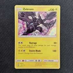 Zekrom 35/73 Shining Legends Pokemon Holo Rare Nagimiso MP - Image 1