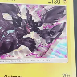 Zekrom 35/73 Shining Legends Pokemon Holo Rare Nagimiso MP - Image 4