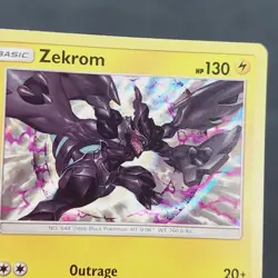 Zekrom 35/73 Shining Legends Pokemon Holo Rare Nagimiso MP - Image 5