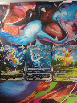 Pokemon 2024 TCG S-Chinese Jolteon Flareon Vaporeon Vmax Alt Art CSHC 3 Combo NM - Image 1
