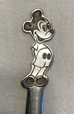 Vintage Walt Disney Prod. Mickey Mouse Stainless Child's Spoon By Bonny Japan - Image 2