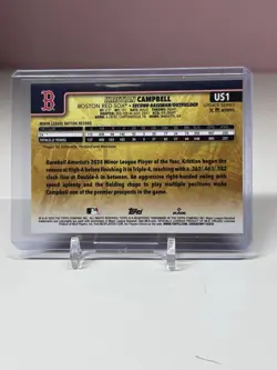 2025 Topps Update Kristian Campbell RC Golden Mirror Rookie Card #US1 🔥 - Image 2