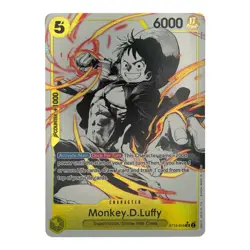 One Piece TCG Monkey.D.Luffy ST13-015 SR Parallel AA English NM Foil Card - Image 1