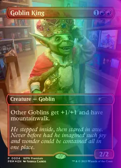 MTG Magic the Gathering Goblin King (4/17) Wizards Play Network 2024 NM FOIL - Image 1