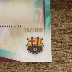 Dani Olmo AUTO /199 Topps UCC Chrome 25/26 FC Barcelona Mint Condition Card - Image 2