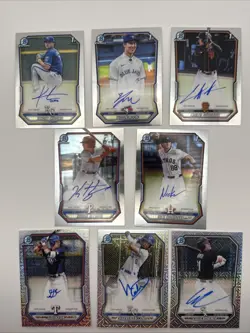 ⚾ 2026 Bowman Chrome 1st Auto 8 Card Lot - Image 1
